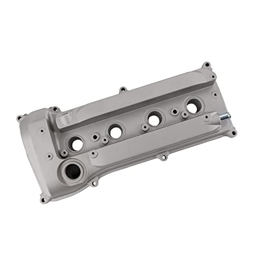 JDMSPEED New Engine Valve Cover 11201-28033 11201-28014 Replacement For Toyota RAV4 Camry Solara Harrier Highlander Kluger Tarago Scion tC xB 1AZ 2AZ 2001-2015 2.4L Silver