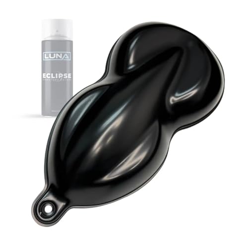 DipYourCar Luna Black Basecoat Aerosol (400ml) – Luna Eclipse -Premium Car Spray Paint for Wheels, Rims, Automotive Coating, Durable, Easy Application