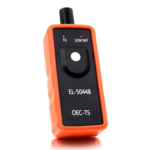 GM Tpms Relearn Tool, 12V Auto Tire Pressure Monitor System Sensor, EL-50448 TPMS EL50448 OEC-T5 Reset Tool Compatible with Most GM Series Vehicles 2010-2013（1PCS