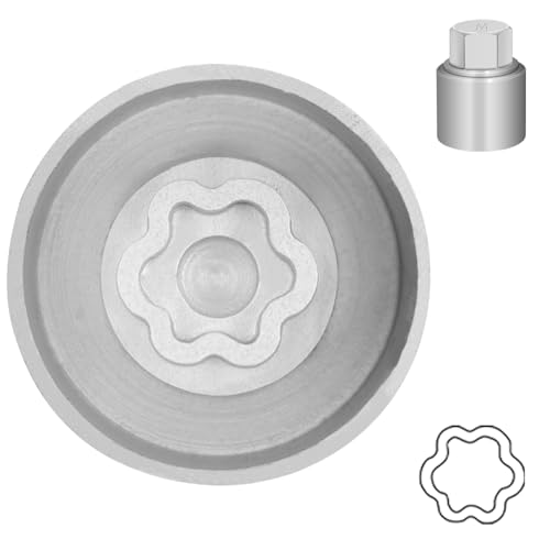 Type M Wheel Locking Nut Key for Land Rover, Lug Nut Removal Tool - size: Socket M