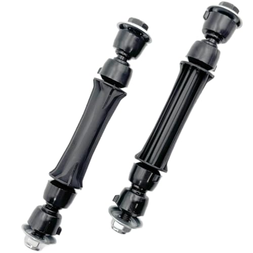 Front Sway Bar Link Fit Cadillac Escalade GMC Yukon Chevy Silverado Tahoe - size: K700538*2 (black)