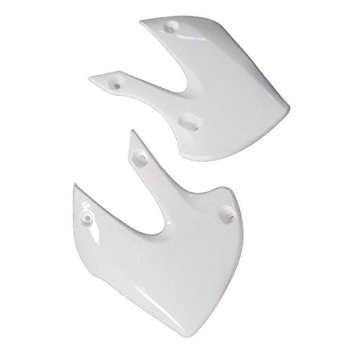 TDPRO Plastic Fairing Complete Kit for Kx 65 KX65 Fender Parts (White) - color: White