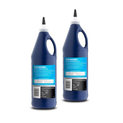 Synchromesh Manual Transmission Fluid – 2 Quarts (32 fl oz Each) – Gearbox Oil – OEM Approved for GM, Chrysler, Honda, Dodge & Jeep – Smooth Shifting & Synchronizer Protection