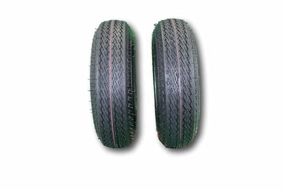 Antego 4.80-8 Trailer Tire & Wheel, 6 Ply, 4 Lug Galvanized, Set of 2