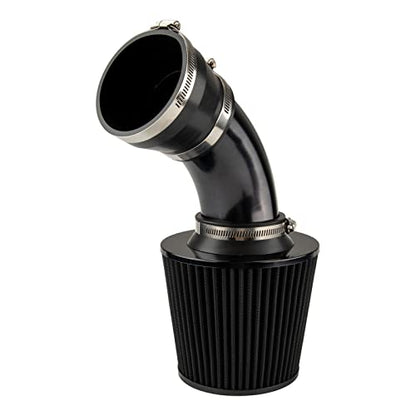 KAX 3" Cold Air Intake Kit for 1999-2000 BMW 323i - color: Black, size: 2001-2005 BMW 325i