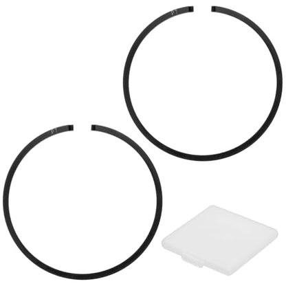 M METERXITY 2-Pack Engine Piston Rings Kit, 42mm x 1.5mm Thick Ductile Iron Piston Ring Set Standard Replacement for Small Engines/Motors/Machinery [Black] - size: 42mm x 1.5mm