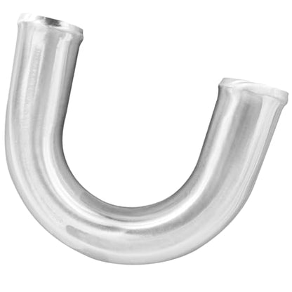 3" (76mm) OD 180 Degree Aluminum Alloy Tube Intercooler Pipe 23.5in (600mm) Length Air Intake Tube Aluminum Intercooler Pipe Aluminum Pipe Tube Brushed Finish Silver - size: L: 23.62"(600mm) 180 degree