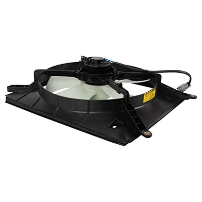 TRQ Left A/C Condenser Cooling Fan Assembly Drivers Side