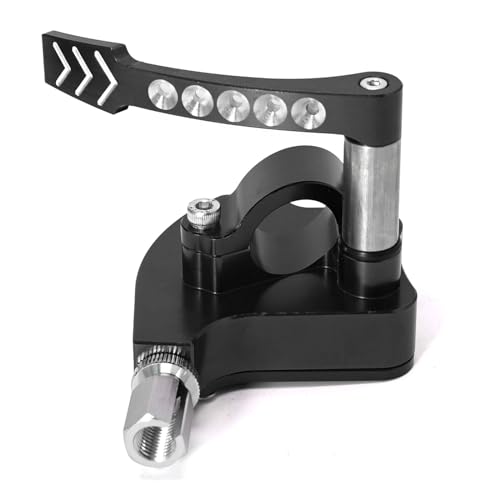 EATAKWARD 7/8" 22mm Universal Billet Throttle Thumb Assembly, ATV Throttle Lever Thumb Controller, Replacement for Yamaha Suzuki Polaris Can-Am Kawasaki Honda Arctic Cat KYMCO Dirt Bike ATV, Black - color: Black