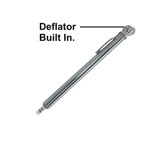 20-120 Psi Car Tire Pressure Gauge Pack of 5. Heavy Duty Tire Pressure Gauge for Car, Bike, Truck, Golf Cart, Semi, 18 Wheeler.