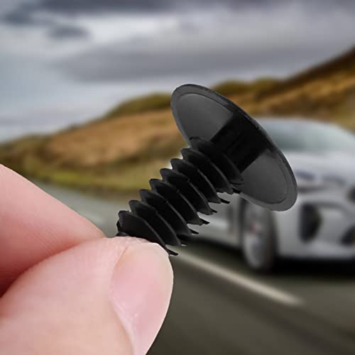 Fastener Rivet Clips, Car Push Retainer Clips, 100Pcs Universal Nylon Car Door Trim Bumper Screws Fastener Plastic Clips
