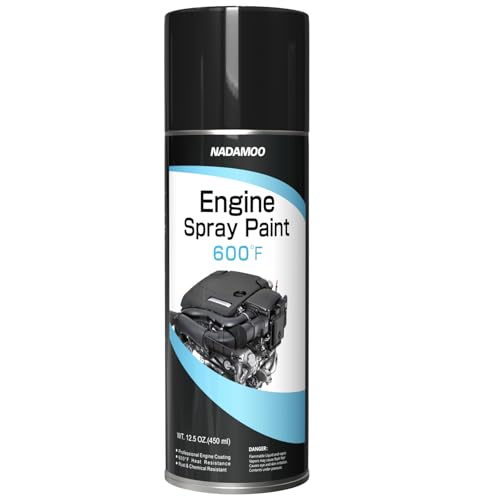 NADAMOO High‑Temperature Matte Black Spray Paint for Auto Engine Blocks