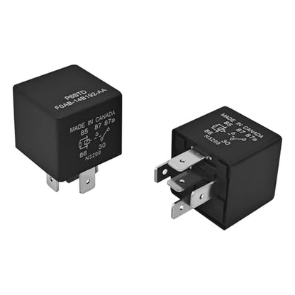 2 PCS P6STD FOAB-14B192-AA Automotive Relays, 12V 5 Pin Fuel Pump Starter Relays for Ford F-150, Explorer, Expedition, Transit, Ensure Stable Operation of Automotive Electrical Systems - size: 2 PCS