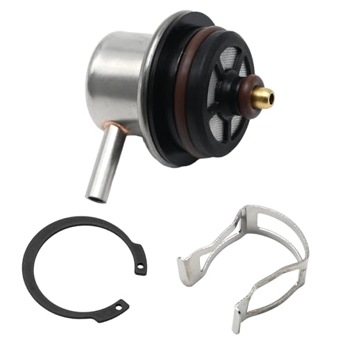 217-3299 Fuel Injection Pressure Regulator 2173299 with Clip and Snap Ring Replacement for Buick Lesabre 3.8L 2001-2005 Chevy Avalanche 1500 5.3L 2002 2003, 19236428