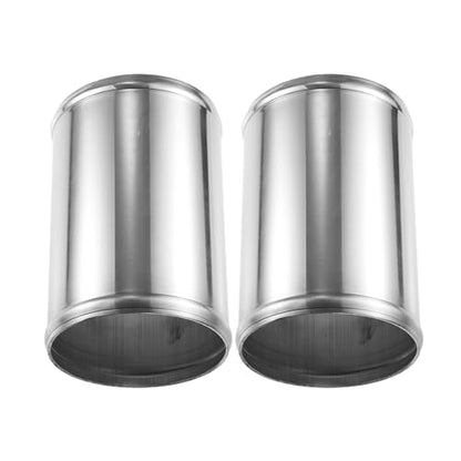 ACROPIX 102mm 4" OD 6" 152mm Length Universal Car Aluminum Alloy Intercooler Pipe Straight Air Intake Tube - Pack of 2 - size: OD 4"