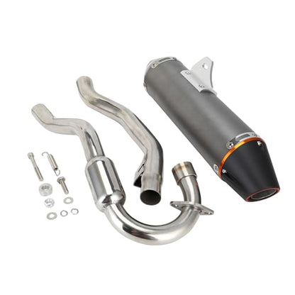 STONEMEN Full Exhaust Muffler System Slip On For CRF150F CRF230F 2003-2013 Titanium
