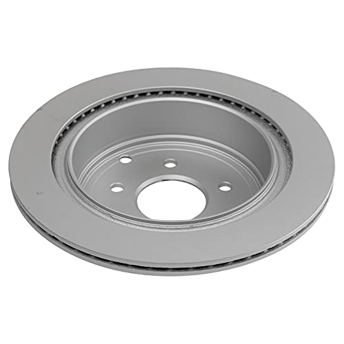 TRQ Front and Rear Brake Rotors Set Vented Premium G-Coated - style: BKA14824