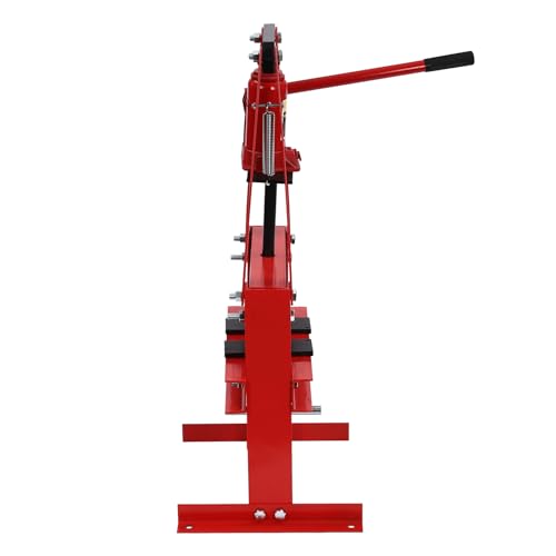 Hydraulic Power Units, 6-Ton Benchtop Hydraulic A-Frame Shop Press with Press Plates, Hydraulic 6 Ton Garage Floor Adjustable Shop Press with Plates, Hydraulic Press, Red, Hydraulic Shop Press