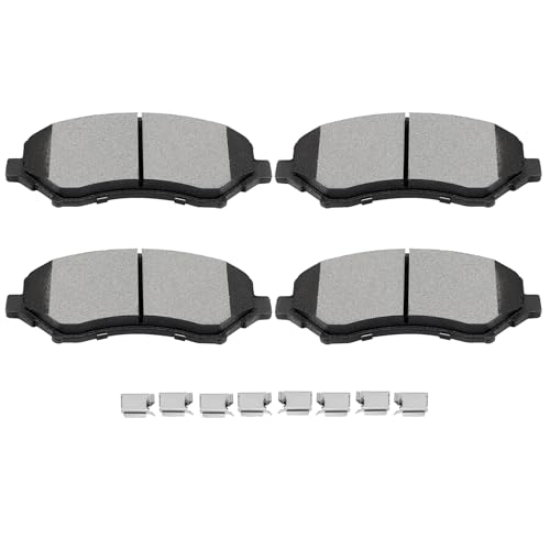 Brake Pads ECCPP D1273 Front Ceramic Brake Pads Kits For Jeep For Wrangler - size: Front D1273-8389