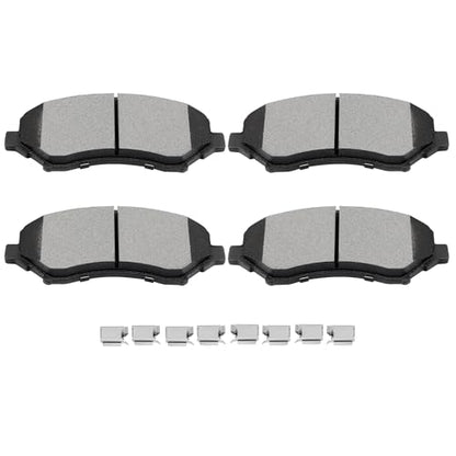 Brake Pads ECCPP D1273 Front Ceramic Brake Pads Kits For Jeep For Wrangler - size: Front D1273-8389
