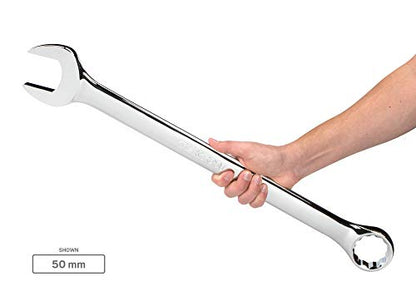 TEKTON Combination Wrench Set, 9-Piece (42-50 mm) | WCB90201 - size: 9-Piece (42-50 mm), style: Metric