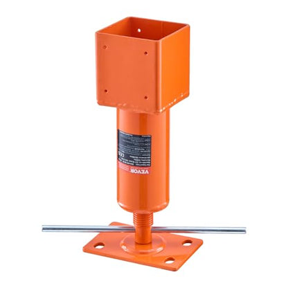 VEVOR Screw Jack Post, 13.2"-18.7" Height Range, 4" x 4" Adjustable Shore Jack, 24700 lbs Max Load Capacity, Temporary House Jack Pole for Leveling, Lifting Floor Crawlspace Basement Shore Beam - size: Screw Jack Post