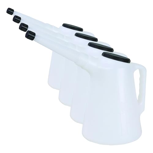 Groz 41901 Plastic Measures with Lid Capacity 2 litre (2 quart). (Pack of 4) - size: 2-Liter (Pack of 4)