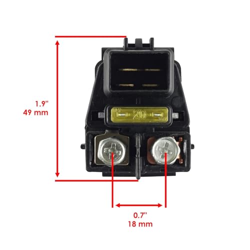 Powersports Replacement Parts for Wiring Harness Switch Key Coil Starter Relay for Suzuki QuadSport LT-Z400 05-08 Mod-C33C-19344