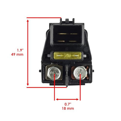 Powersports Replacement Parts for Wiring Harness Switch Key Coil Starter Relay for Suzuki QuadSport LT-Z400 05-08 Mod-C33C-19344