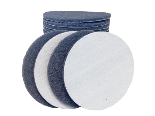 Starcke Scouring Pads, 5 inch 50 Pack Sanding Pads, Grey Automotive Sandpaper for Automotive Paint & Paint Supplies, Ultra Fine Auto Body Supplies, Synthetic Fiber Surface Conditioning Scuff Pad - color: Ultra Fine, size: 50 Pack
