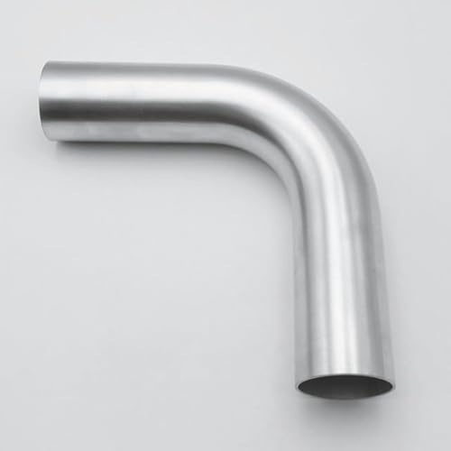AC PERFORMANCE 1.75" 90° Degree Aluminum Elbow Intercooler Air Intake Tube - color: Silver 90, size: 1.75" (45mm)