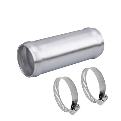 AC PERFORMANCE OD 1.5" Aluminum Tube Hose Joiner with Clamps - size: 1.5" (38mm)