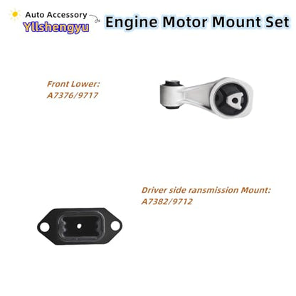 Engine Motor Mount Kit for Nissan Sentra 2013-2019 1.8L - size: Nissan Sentra 2013-2019 1.8L