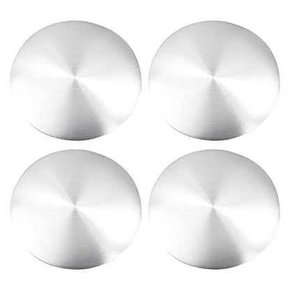X AUTOHAUX 59mm Silver Tone Car Universal Wheel Center Hub 4pcs - size: 59mm