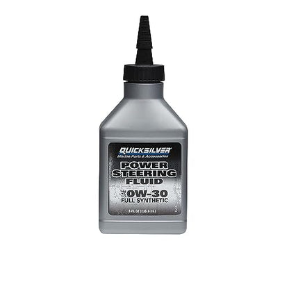 Quicksilver 858076Q01 Full Synthetic Power Steering Fluid for Marine Steering Systems, 8 oz