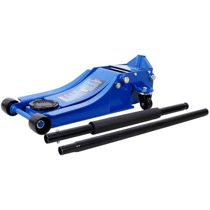 4 Ton Heavy-Duty Hydraulic Floor Jack, 8,000LB Capacity Low Profile Steel Jack with Dual Piston Lift Pump for Car Truck SUV, Lifting Range 2.5"-20.50" - size: 4 Ton