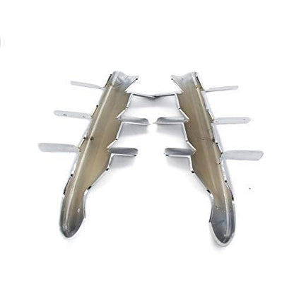 Motorcycle Chrome Shark Gills Fairing Accents For Goldwing GL1800 2001-2010