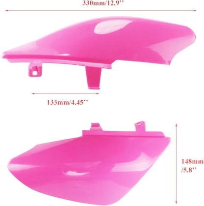 Plastic Fairing Fender Cover Kit for Honda CRF50 XR50 CRF 50 XR 50 SSR SDG 107cc 125cc Chinese Dirt Bike Pit Bike (Pink) - color: Pink