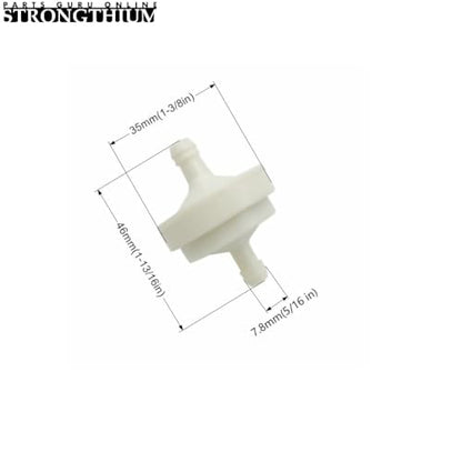 Strongthium 10X 1/4" 394358s 298090S Inline Gas Fuel Filter Kit - size: 1/4 10pcs