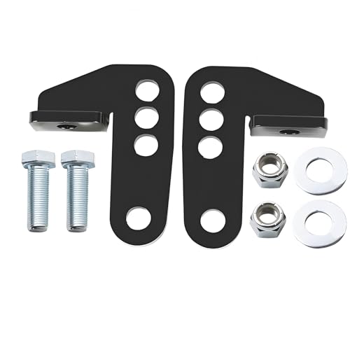 1"-3" Inches Adjustable Lowering Kit Fits for Harley SPORTSTER, XL883 and XL1200 - Standard, Hugger, Nightster, Roadster, Custom, LOW, 2005-2015 2013 2014 - color: Black#7