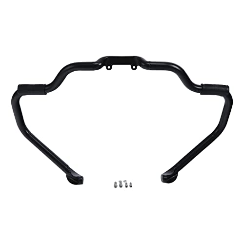 TCT-MOTORPARTS Mustache Engine Guard Highway Crash Bar Fit for Springfield Dark Horse 2016-2025 Roadmaster Classic 17-18 Chieftain Classic Springfield Limited - color: Black Crash Bar
