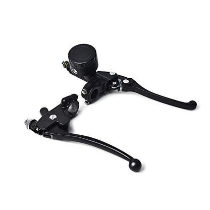 7/8" Motorcycle Brake Master Cylinder Clutch Levers Set Universal