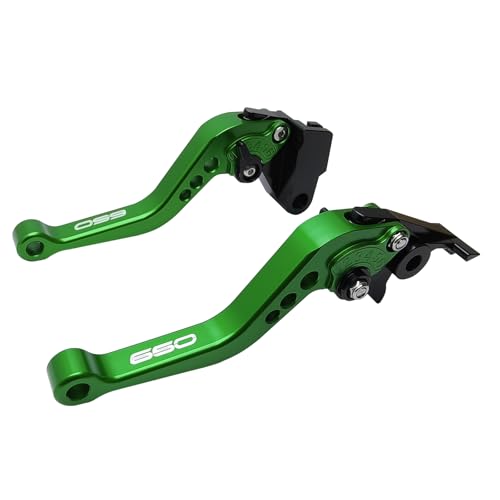 Adjustable Short Levers Replacement for Ninja 650 650R 2017-2025 - color: Green