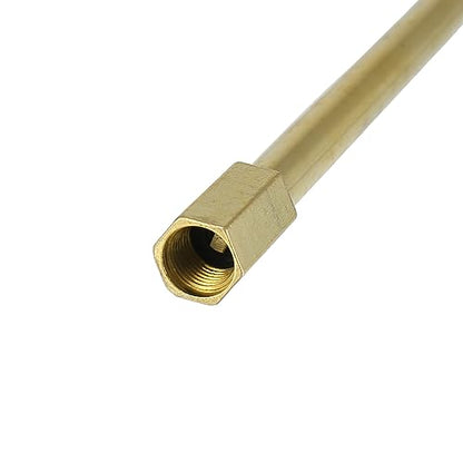 X AUTOHAUX 2pcs 180mm/7.09" Long Brass Auto Tire Valve Extension Adaptor Air Tyre Stem Extender Inflation Stright Bore for Car Truck Motorcycle Bike Scooter - size: 180mm