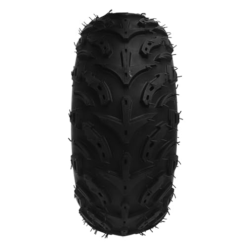 14X5.00-6 6" ATV Tires,All Terrain Tires with Alloy Rim 3 Holes,6PR Rubber Puncture ATV & Go Karts Knobby Tires for Go Kart Off Road Vehicle Cart