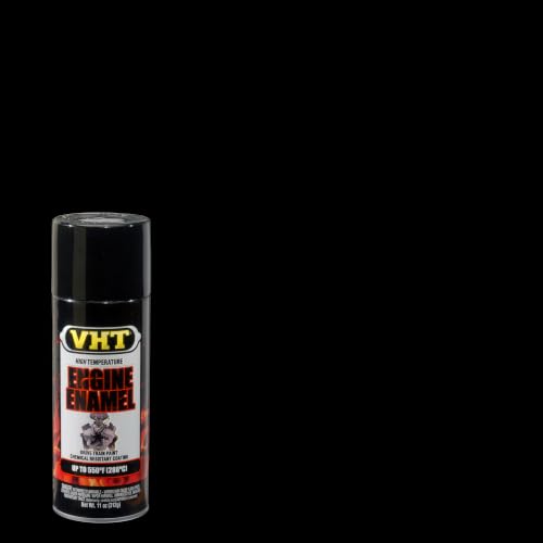 VHT Engine Enamel, Gloss, Black, 11 oz - color: Black, size: 11 Ounce (Pack of 1), style: Coating
