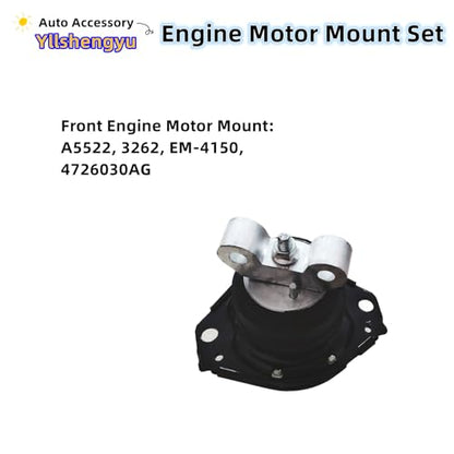 Engine Motor Mount Kit for 2011-2022 Charger/Challenger - size: 2011-2022 Chrysler 300 3.6L V6/5.7L V8