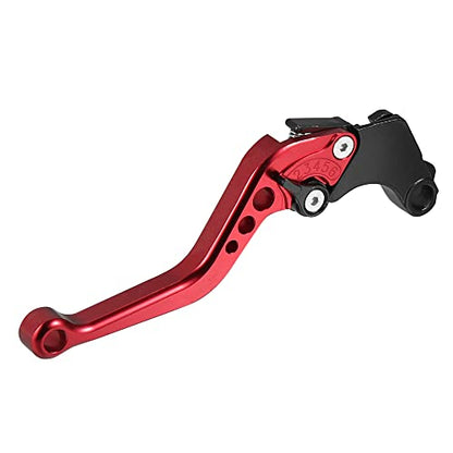 Motoforti Adjustable Brake Clutch Levers for Honda CBR250R 2012-2013 Red Aluminum Alloy 1 Pair - color: Red