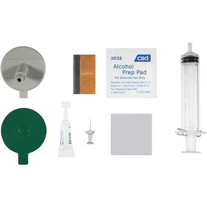 Permatex 09103 Automotive Windshield Repair Kit For Chipped And Cracked Windshields. Permanent Air-Tight Repairs, With Repair Syringe & Plunger, 9-piece Kit