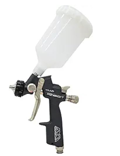 ANI HVLP R160/T Mini Spray Gun 250 cc, Professional Grade (0.5) - size: 0.5
